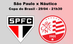 Aprovados para São Paulo X Náutico pela Copa do Brasil