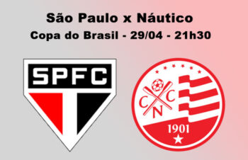 Aprovados para São Paulo X Náutico pela Copa do Brasil