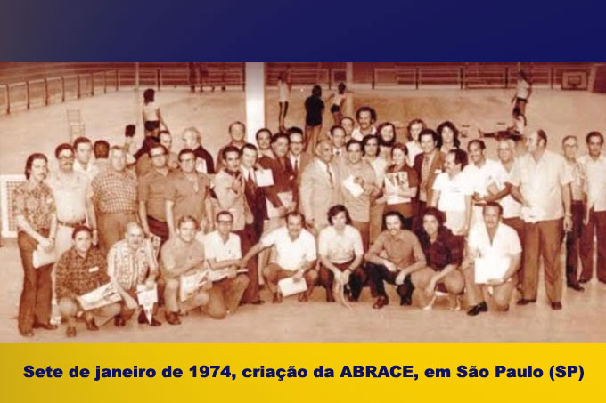 O início da ABRACE, sua atual Diretoria e todos os Presidentes