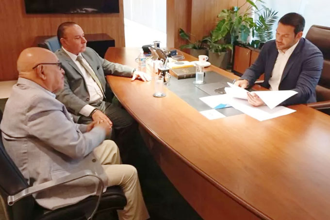 Presidente da ABRACE é recebido pelo presidente da CBF no Rio de Janeiro