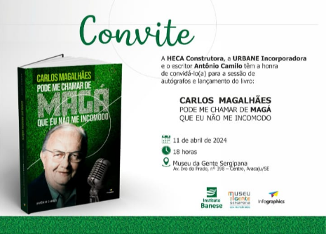 Narrador Carlos Magalhães ganha biografia escrita por Antônio Camilo